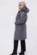 Жіноча тепла стьобана куртка колір сірий р.48/50 449424 449424 фото 2