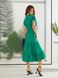 Жіноча сукня міді колір зелений р.42/44 435747 435747 фото 4