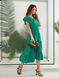 Жіноча сукня міді колір зелений р.42/44 435747 435747 фото 2