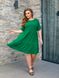 Жіноча сукня вільного крою колір зелений р.50/52 456344 456344 фото 2