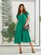 Жіноча сукня міді колір зелений р.42/44 435747 435747 фото 1