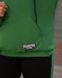 Жіночий спортивний костюм колір зелений-чорний р.48/50 439178 439178 фото 2
