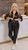 Жіночий костюм двійка з еко шкіри чорного кольору р.54/56 406169 406167 фото