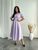 Жіноча сукня міді з креп-костюмки колір лаванда р.48 448462 448462 фото