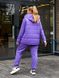 Жіночий костюм із жилеткою кольору фіолет р.50/52 449225 449225 фото 2