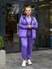 Жіночий костюм із жилеткою кольору фіолет р.50/52 449225 449225 фото 3