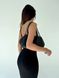Жіноча приталена сукня міді колір чорний р.42/44 455554 455557 фото 6