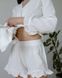Жіноча піжама двійка із шортами «Nancy» колір молочний р.L 455518 455518 фото 6
