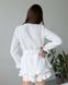 Жіноча піжама двійка із шортами «Nancy» колір молочний р.L 455518 455518 фото 4