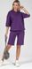 Жіночий костюм двійка з шортами колір фіолет р.42/44 453619 453619 фото 1