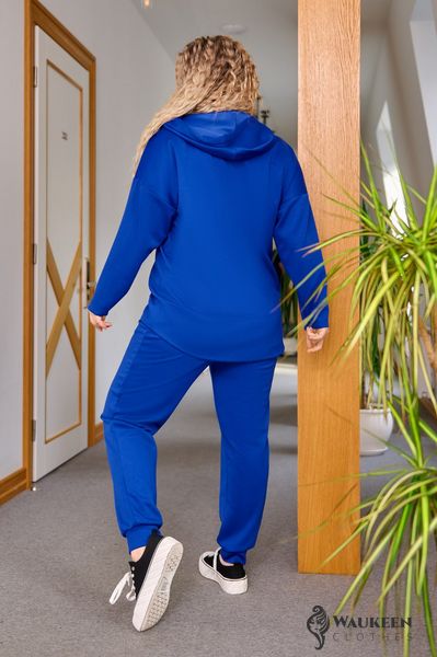 Жіночий спортивний костюм синього кольору р.48/50 407978 407978 фото