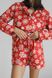 Жіночий піжамний костюм трійка колір червоний р.L 449779 449779 фото 6