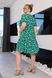 Жіноча сукня із софту колір зелений р.50/52 455305 455305 фото 2