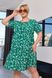Жіноча сукня із софту колір зелений р.50/52 455305 455305 фото 3