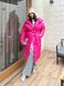 Жіноче стьобане тепле пальто рожевого кольору р.42/46 448090 448090 фото 1