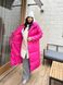 Жіноче стьобане тепле пальто рожевого кольору р.42/46 448090 448090 фото 7