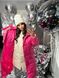 Женское стеганое теплое пальто розового цвета р.42/46 448090 448090 фото 3