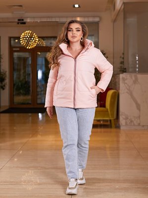 Женская весенняя куртка Канада розового цвета р.48/50 406447 406447 фото