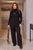 Жіночий прогулянковий костюм з ангори колір чорний р.50/52 446888 446888 фото