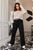 Женские брюки карго цвет черный р.46/48 450373 450373 фото