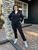 Жіночий теплий прогулянковий костюм колір чорний р.58/60 444259 444241 фото