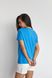 Жіноча базова футболка колір блакитний р.2XL 449911 449911 фото 1
