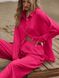 Жіночий лляний костюм двійка колір малина р.52/54 459256 459256 фото 3
