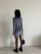 Жіноча приталена сукня з велюру колір сірий р.42/44 454866 454866 фото 4