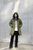 Жіноча куртка-пальто із плащової тканини колір хакі р.48/50 448371 448371 фото