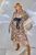 Жіноча вільна сукня із софту колір бежевий р.50/52 449681 449681 фото