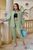Жіночий лляний костюм двійка колір оливковий р.42/44 434663 434663 фото