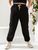 Женские спортивные брюки двухнитка черного цвета р.50 406189 406303 фото