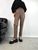 Жіночі штани з еко шкіри колір мокко р.46/48 443977 443977 фото