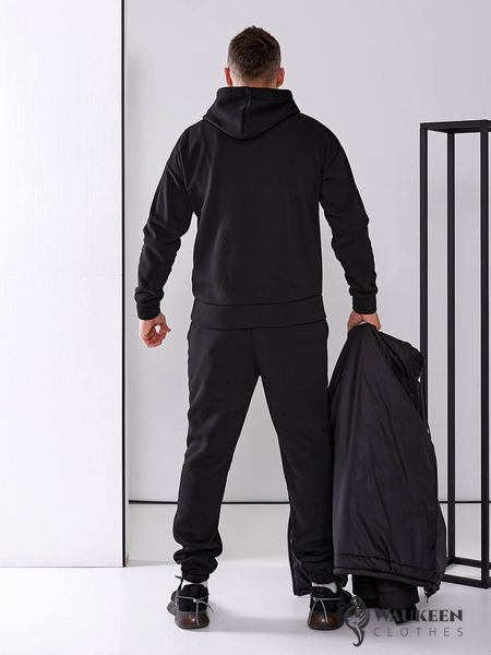 Чоловічий спортивний костюм трійка колір чорний р.2XL 448010 448010 фото