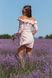 Жіноча сукня з поясом колір бежевий в горох р.42/44 437859 437859 фото 2