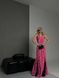 Жіноча максі сукня із софту колір рожевий р.42/44 453159 453159 фото 4