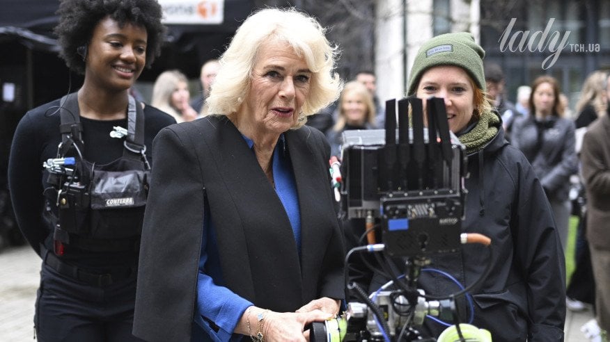 Здобула новий досвід: королева Камілла відвідала знімання трилера в Лондоні