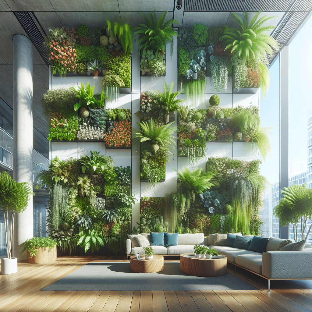 Вертикальные сады: модульные решения для маленьких пространств