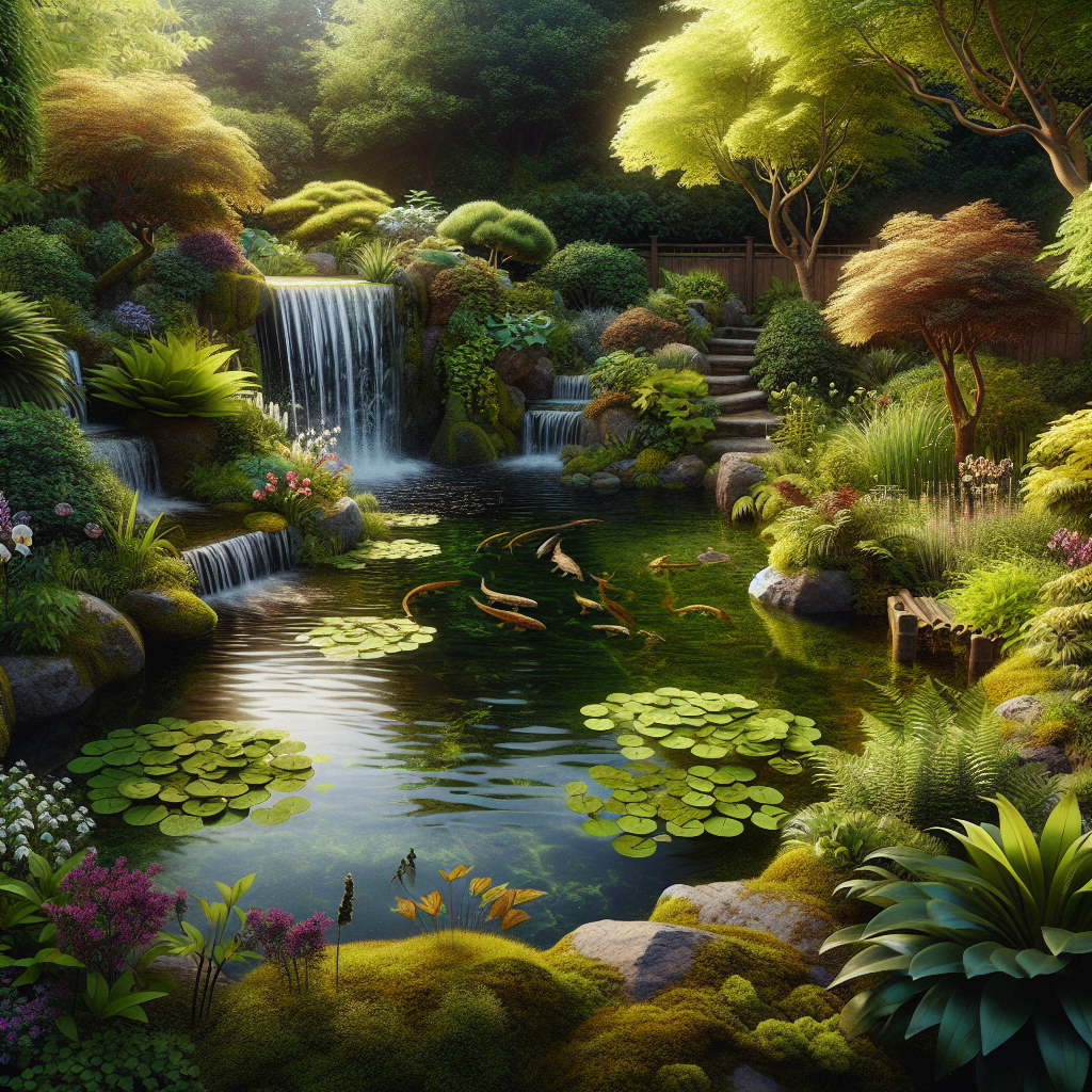 Садовые прудики и водопады: как создать водоем в вашем саду