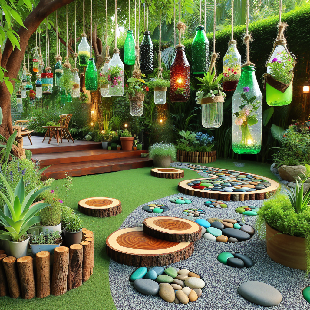 Декор из переработанных материалов: экологичные идеи для вашего сада