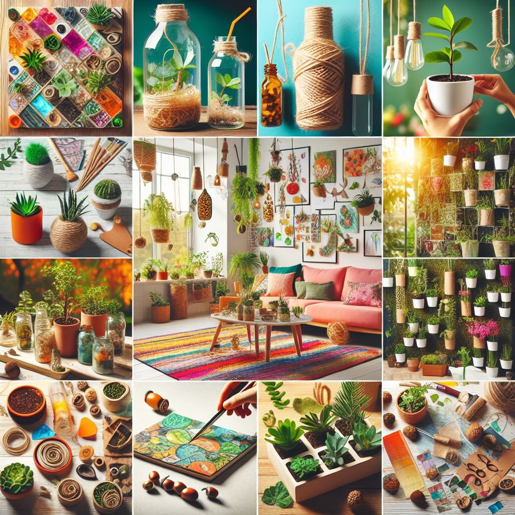 Эко-хобби: 7 идей для творчества с заботой о природе