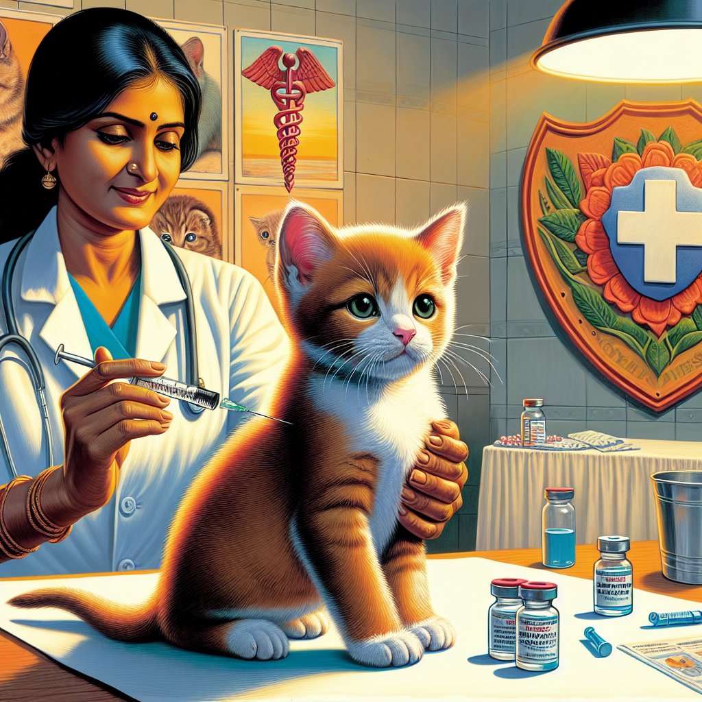 Перша вакцинація кошенят