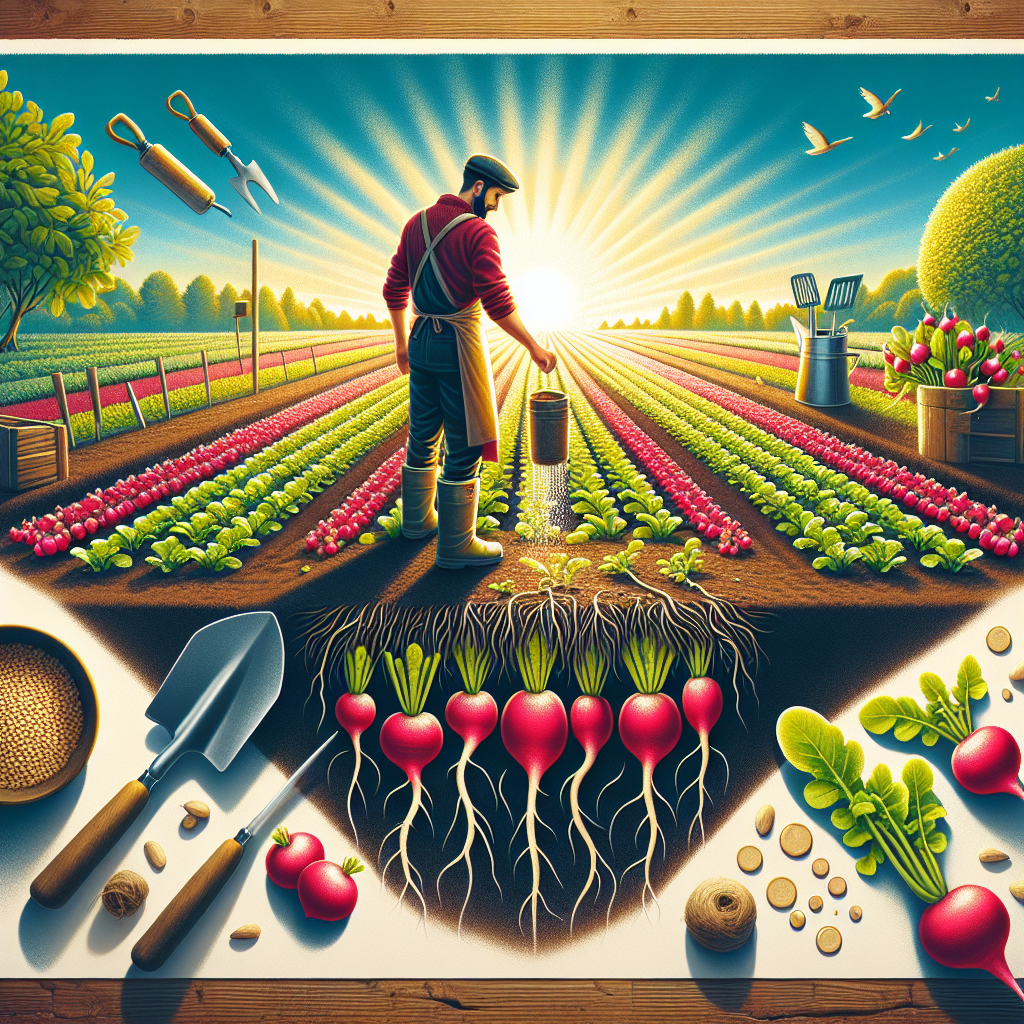 Коли сіяти редиску у квітні 2025