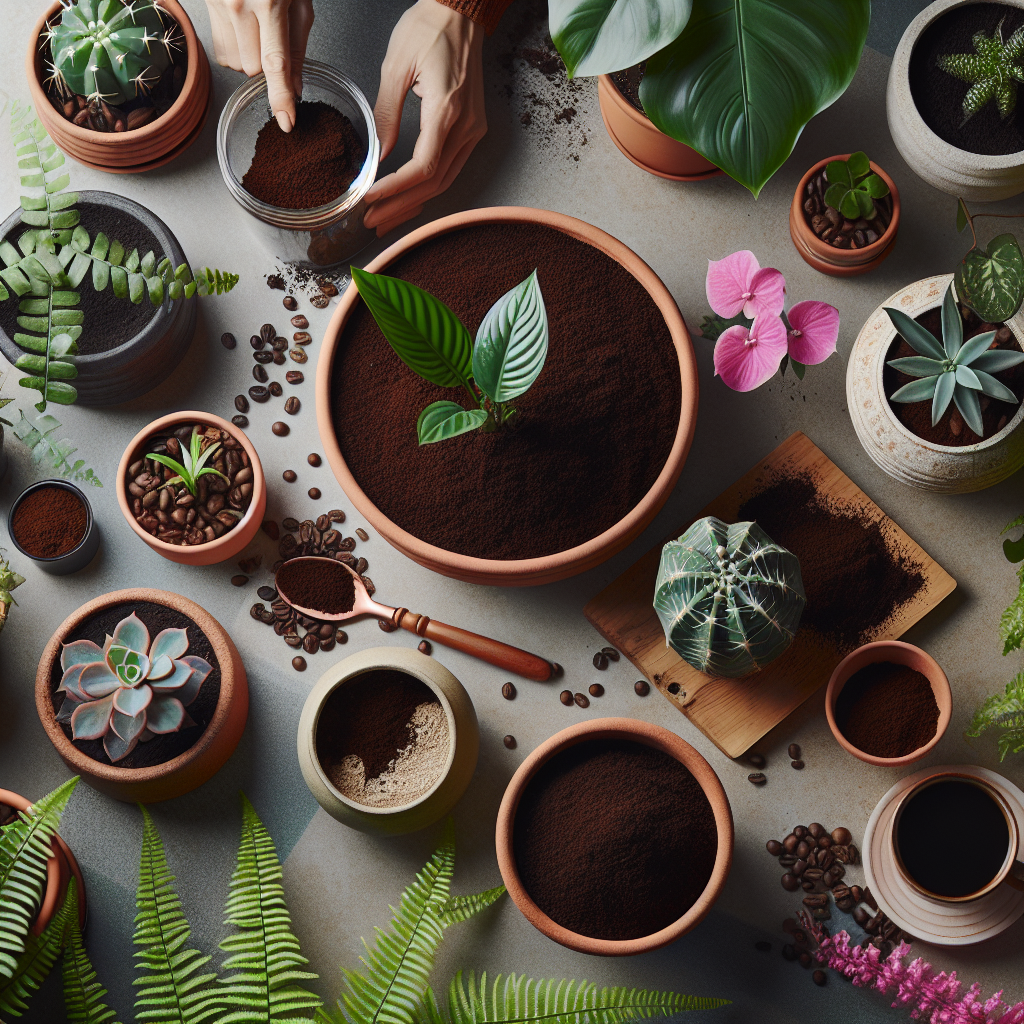 Кавова гуща як добриво для кімнатних рослин