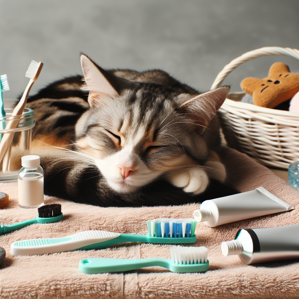 Як котам чистити зуби