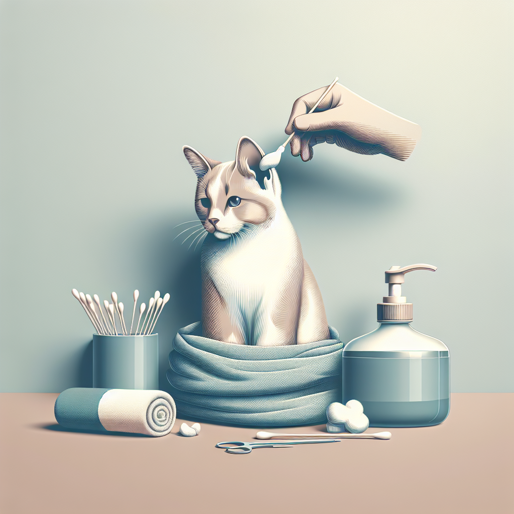 Як котам чистити вуха