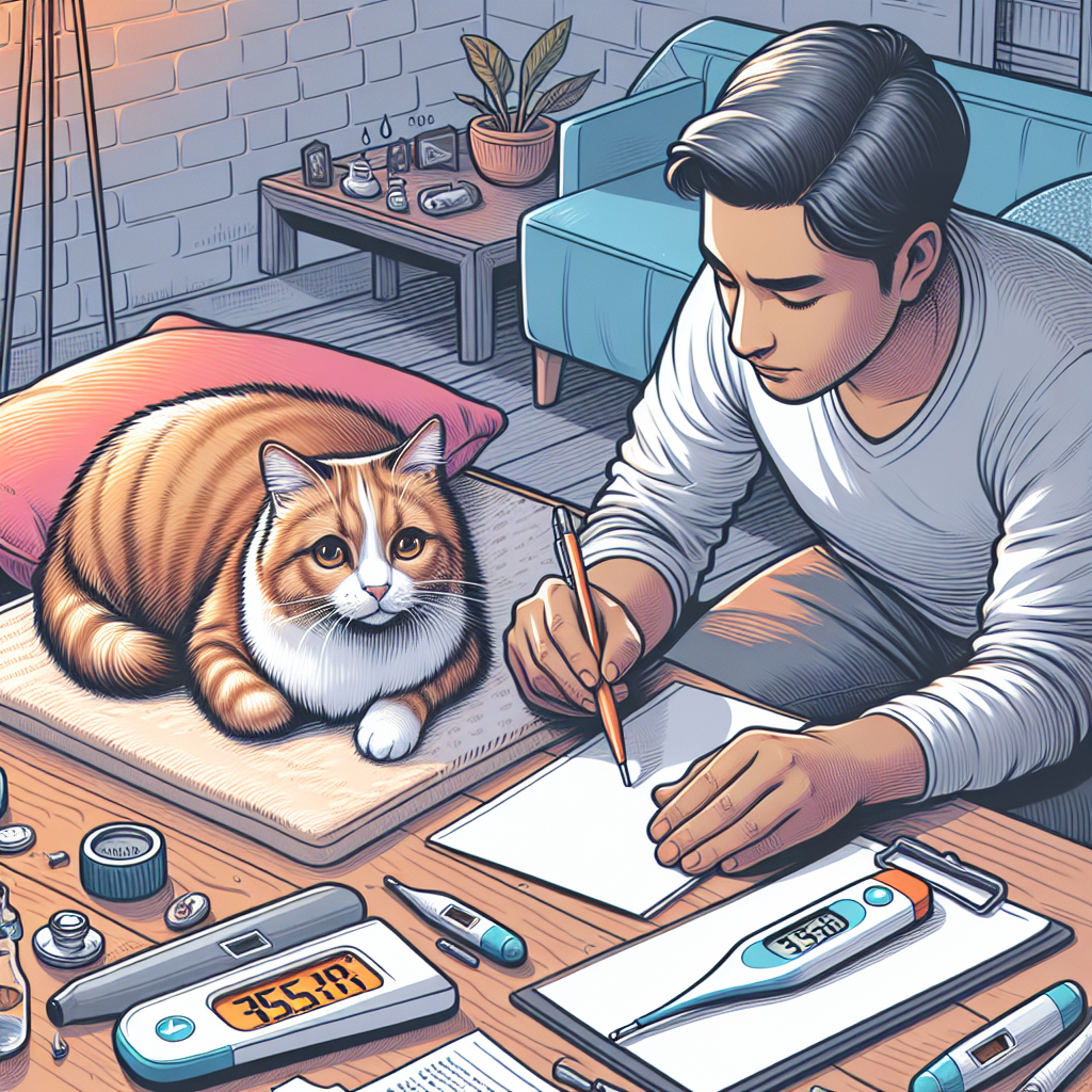 Як котам міряти температуру