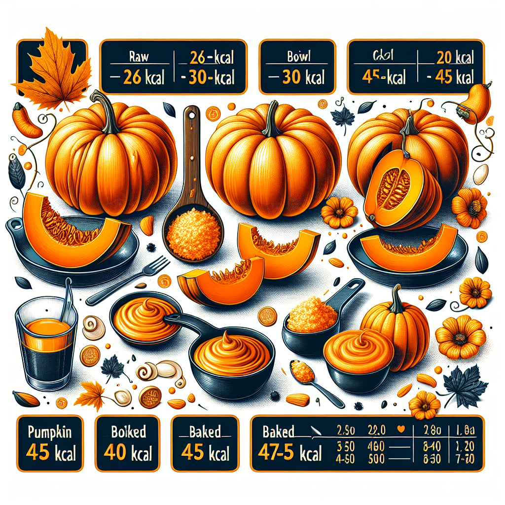 Скільки калорій в гарбузі?