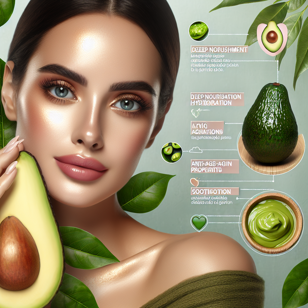Маска з авокадо для обличчя
