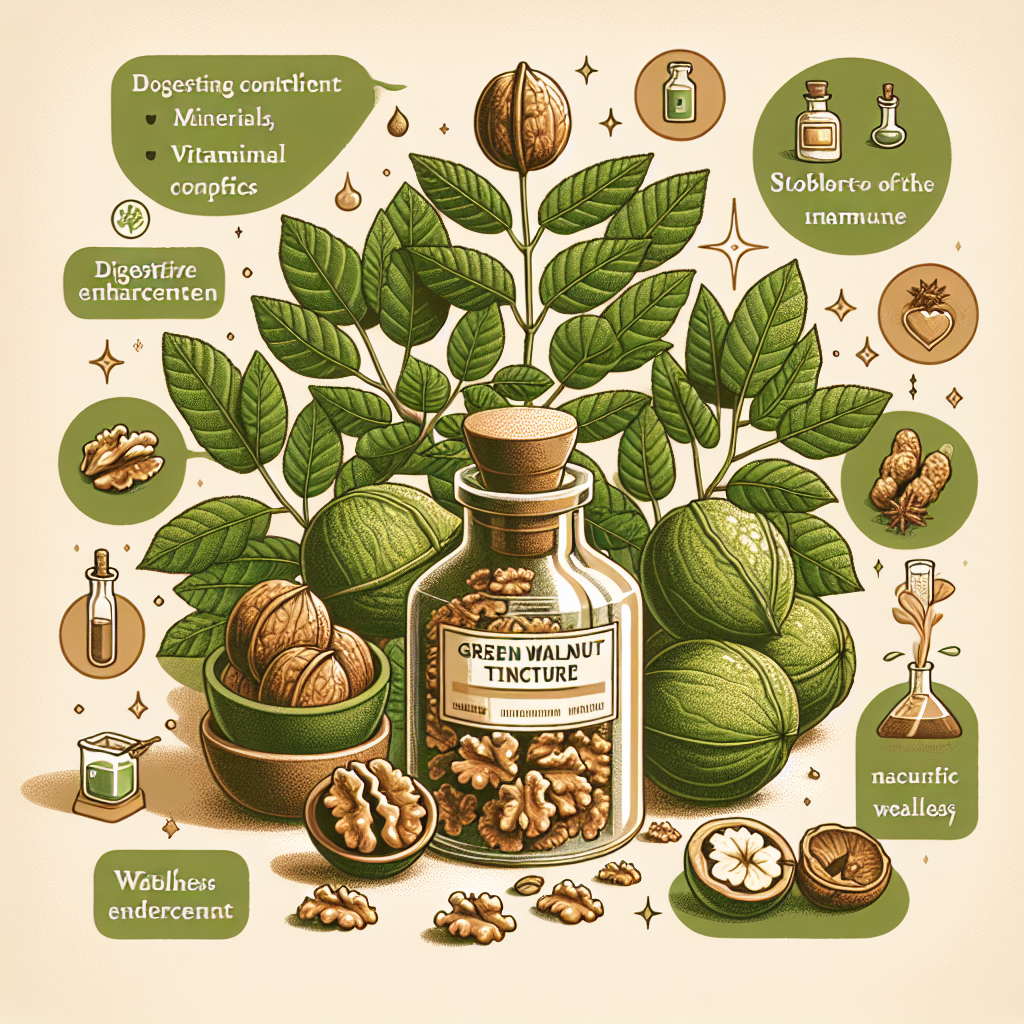 Чим корисна настоянка зеленого горіха